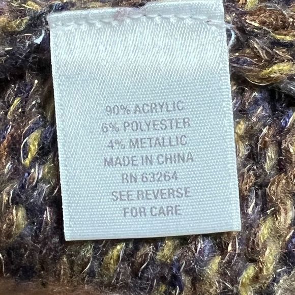 Dress Barn Women’s Marled Knit Sweater Vest‎ Sleeveless Multicolor Brown Medium - Picture 5 of 5